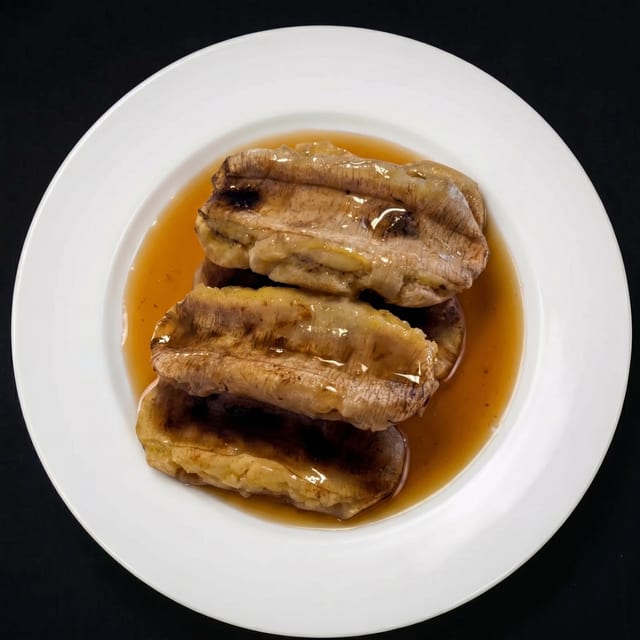 Grilled Banana Thai Dessert.