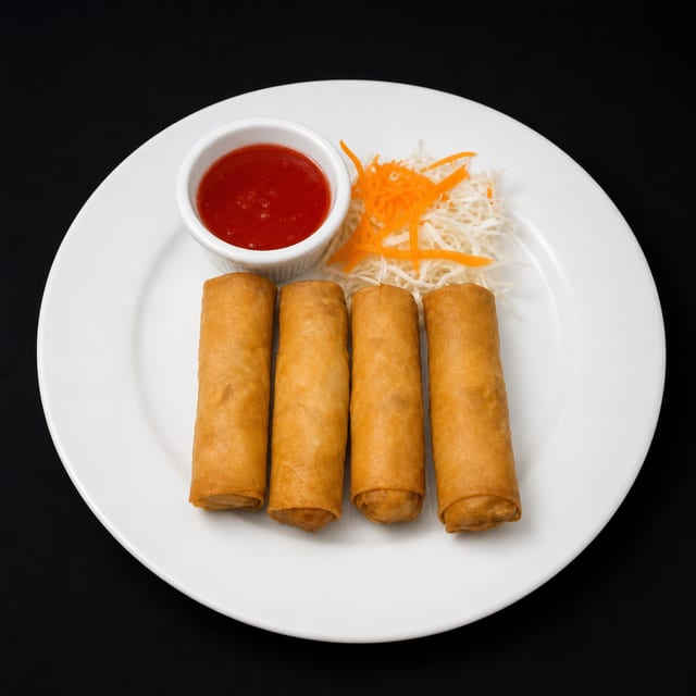 Veggie Fried Spring Rolls.