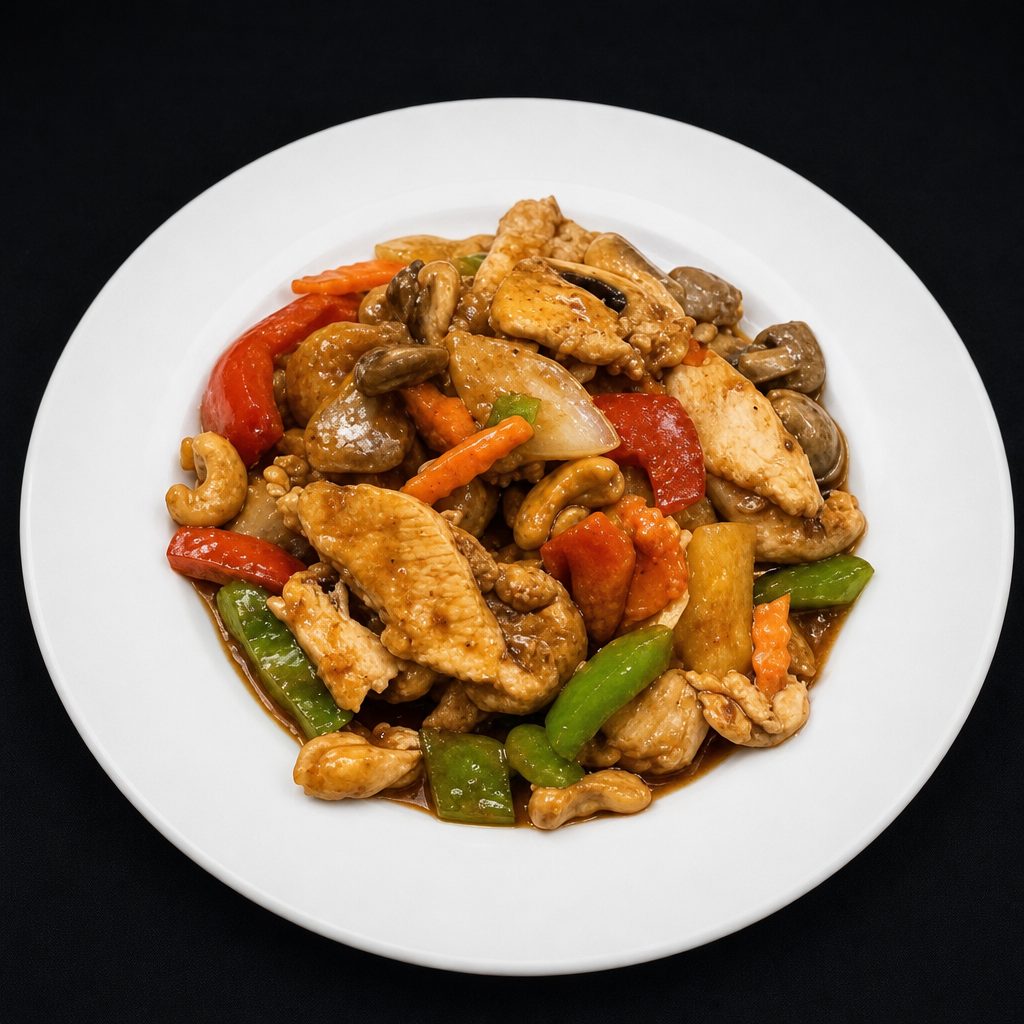 Stir Fried Cashew Nuts.