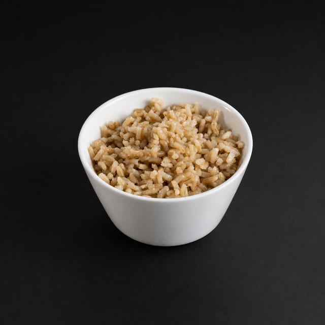 Steamed Brown Rice.