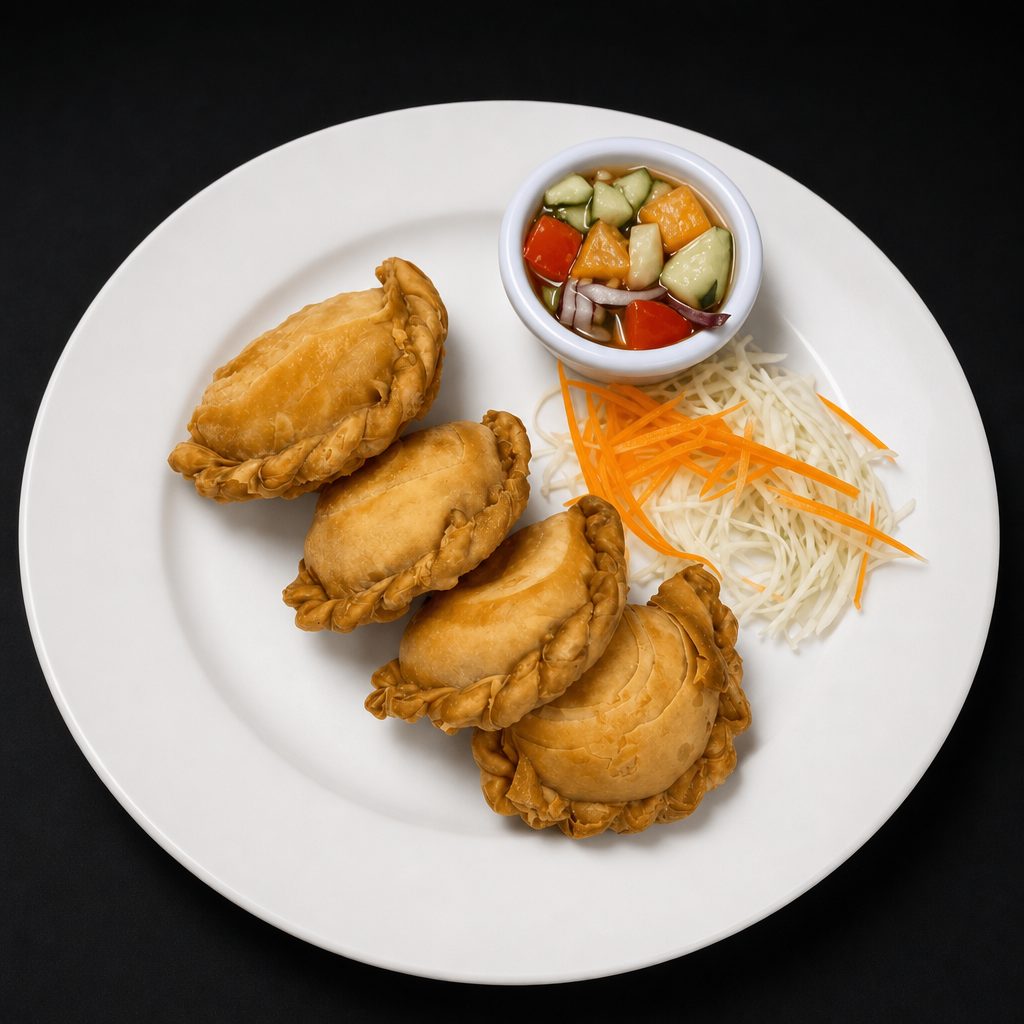 Chicken Curry Puffs.