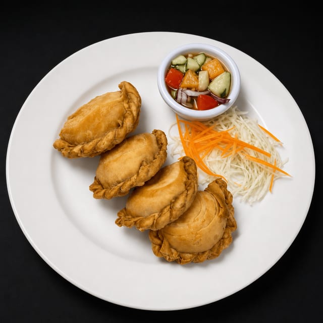 Chicken Curry Puffs.