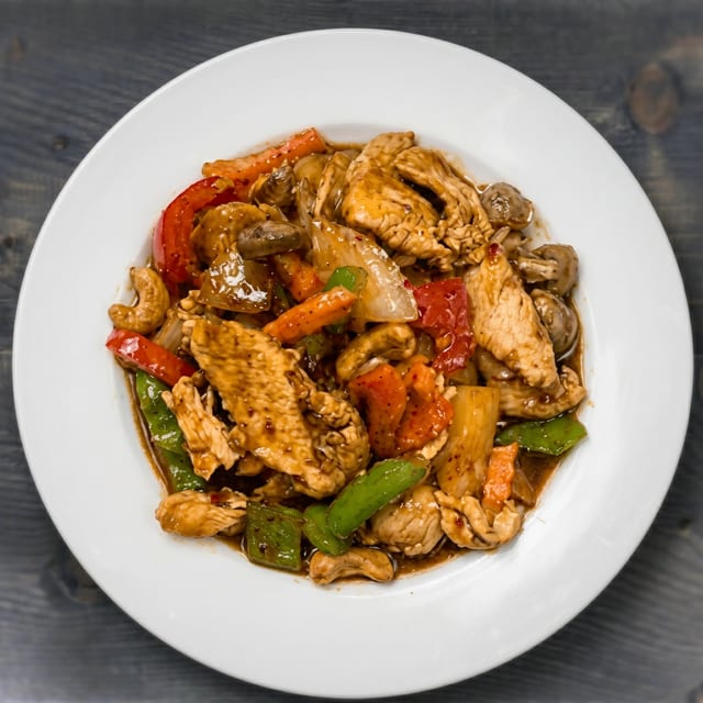 Stir Fried Cashew Nuts.