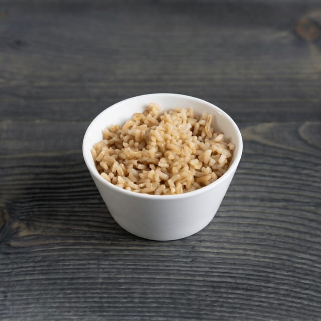 Steamed Brown Rice.
