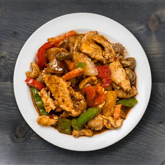 Stir-Fried Cashews.