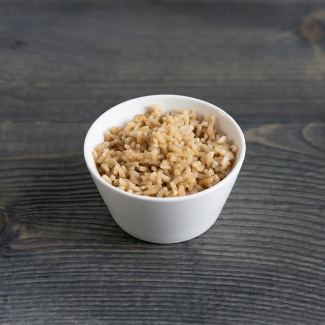 Steamed Brown Rice.