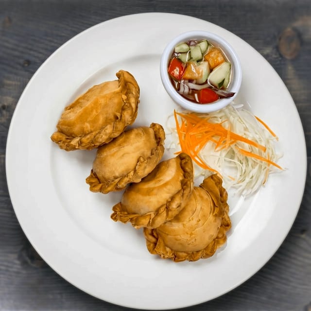 Chicken Curry Puffs.
